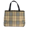 Secondhand Burberry Nova Check Tote Canvas and
