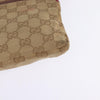 Gucci Vintage Double Belt Bag GG Canvas with Leather