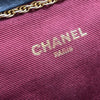 Chanel Vintage Round Flap Bag Quilted Lambskin