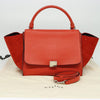 Celine Trapeze Bag Leather with Suede