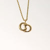 Secondhand Christian Dior CD Pendant Necklace