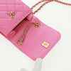 Chanel Pearl Crush Phone Holder Crossbody Bag Quilted Lambskin