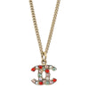 Secondhand Chanel CC Pendant Necklace Multicolor