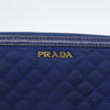 Prada Zip Around Organizer Wallet Saffiano Leather with Applique