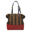 Fendi Pequin 2Bag Canvas and Leather