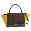 Celine Trapeze Bag Leather with Suede