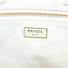 Secondhand Prada Canapa Tote White Canvas Bags