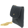 Secondhand Chanel CC Logo Micro Matelasse Shoulder Bag Pouch