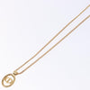 Secondhand Christian Dior CD Pendant Necklace Gold-plated