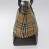 Secondhand Burberry Nova Check Handbag Nova Check Canvas and