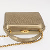 Secondhand Bally Vintage Handbag Gold Leather Bags