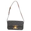 Celine Triomphe East-West Shoulder Bag Triomphe Coated Canvas