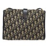 Christian Dior Vintage Flap Crossbody Bag Canvas
