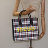 Secondhand Gucci ICCUG Tote Embroidered Faux Raffia
