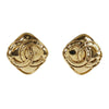 Chanel Vintage CC Clip-On Earrings Metal