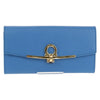 Salvatore Ferragamo Gancini Flap Continental Wallet Leather