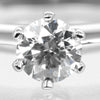 Tiffany & Co. Novo Solitaire Ring Platinum with Diamonds and Cushion Cut I/VS2 Diamond