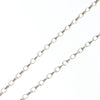 Gucci Engraved Interlocking G Chain Link Pendant Necklace Sterling Silver