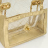 Chanel Classic Single Flap Bag Quilted Applique Vinyl