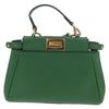 Secondhand Fendi Peekaboo Bag Green Leather Bags