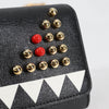 Secondhand Fendi Monster Wallet on Chain Studded