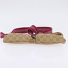 Gucci Vintage Double Belt Bag GG Canvas with Leather