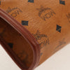 Secondhand MCM Visetos pouch Brown Canvas Accessories