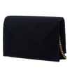 Secondhand Saint Laurent Embroidered Satin Monogram Kate Tassel Wallet on Chain