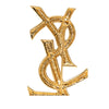 Secondhand Saint Laurent Gold Plated Cassandre Pin Brooch