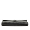 Secondhand Saint Laurent Grain De Poudre Chevron Cassandre Envelope Chain Wallet