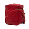 Secondhand Saint Laurent Grain de Poudre Quilted 80s Vanity Bag