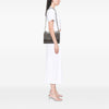 Secondhand Saint Laurent Large Croc Embossed Leather Monogram Sunset Crossbody