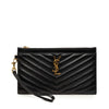 Secondhand Saint Laurent Large Grain De Poudre Matelasse Cassandre Zip Pouch