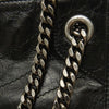 Secondhand Saint Laurent Medium Crinkled Calfskin Monogram Niki Shopper Tote