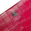 Secondhand Saint Laurent Medium Croc Embossed Leather Kate Tassel Crossbody