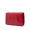 Secondhand Saint Laurent Medium Croc Embossed Leather Kate Tassel Crossbody