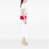 Secondhand Saint Laurent Medium Croc Embossed Leather Kate Tassel Crossbody