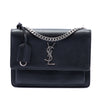 Secondhand Saint Laurent Medium Grained Calfskin Monogram Sunset Crossbody