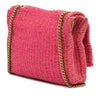 Secondhand Saint Laurent Medium Raffia Monogram Kate Crossbody