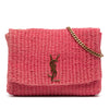 Secondhand Saint Laurent Medium Raffia Monogram Kate Crossbody
