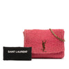 Secondhand Saint Laurent Medium Raffia Monogram Kate Crossbody