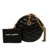 Secondhand Saint Laurent Quilted Le Maillon Round Tassel Chain Crossbody