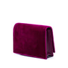 Secondhand Saint Laurent Small Velvet Monogram Kate Tassel Crossbody