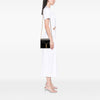 Secondhand Saint Laurent Suede and Calfskin Monogram Cassandra Clasp Bag