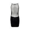 Secondhand Emporio Armani Mesh Cut-out Dress - '00s