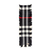 Secondhand Burberry Plaid Fringe Scarf - '00s