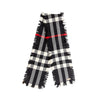 Secondhand Burberry Plaid Fringe Scarf - '00s