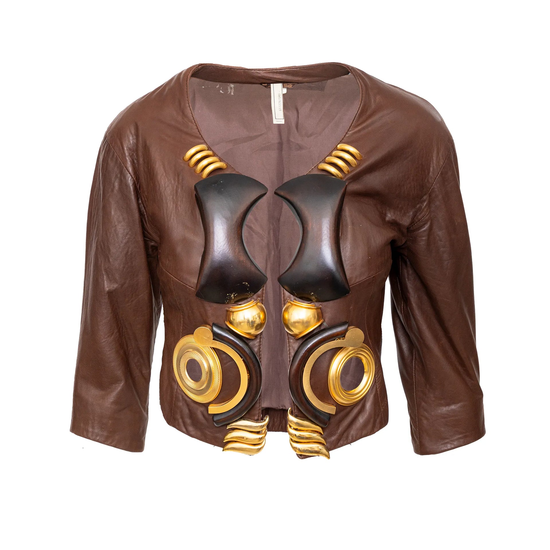 Gianfranco Ferré Embellished Leather Jacket Second-hand | Luxury