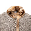Secondhand Gianfranco Ferré Overcoat with Fur Inserts - '90s