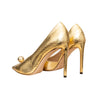 Secondhand Jimmy Choo Metallic Snakeskin Orb Pumps - '10s